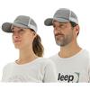 JEEP O102604-E855 J Cappello Mesh Ricamo Logo J22W Unisex Agave Green/Castlero Uni