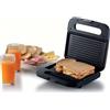 Ariete Tostiera Ariete Breakfast Dark Grey 750W con piastre antiaderenti 23x13cm