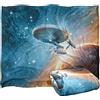Trevco Star Trek Final Frontier Coperta super morbida al tatto setoso - 152 x 127 cm