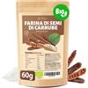 Detox Organica Farina di Semi di Carrube BIO 60g Addensante per Gelato creme budini Yogurt Pura