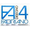 Fabriano F4 05201597 Album da Disegno Formato 24 x 33 cm Fogli Lisci Riquadrati