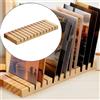 Supporto per dischi in vinile in legno, espositore per biglietti da visita