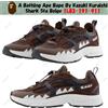 Una scimmia da bagno A Bathing Ape Bape di Kazuki Kuraishi Shark Sta beige 1L83-191-911 taglia uomo