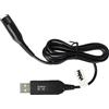 vhbw cavo di ricarica compatibile con Braun Typ 5517 Typ 5541 Typ 5542 HC5030 rasoio