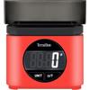 TERRAILLON - BA22 MITICA - Bilancia da cucina elettronica, design iconico e retrò, ciotola integrata 0,7L, grande schermo LCD, display numeri, funzione tara, rosso