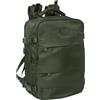 safta - Zaino da viaggio in cabina per laptop da 15,6, ideale per giovani di età diverse, comodo e versatile, qualità e resistenza, 29 x 19 x 44 cm, verde militare, M, Verde militare, M, Casual