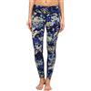 Zobha Leggings da Donna Cosmo Printed w/Mesh Panel, Donna, Leggings Cosmo Printed w/Mesh Panel, Muscari Blu, XS