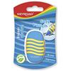Keyroad Gomma da cancellare - Wave/gomma per matita e matite colorata/1 pezzo/blister/mix di colori/ideale per scuola e ufficio, Misto, Piccolo