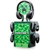Numskull Armadietto da Gaming Ufficiale Minecraft - Organizer Compatto e Resistente per 10 Giochi/DVD, 4 Controller, Cuffie e Accessori