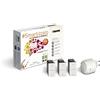 BTicino Kit Tapparelle Connesse Livinglight Smart SN3602KIT, Per Alzare/Abbassare le Tapparelle con App o Assistenti Vocali, 1 Gateway Plug-in Bianco S36GWDC e 3 Comandi Tapparella Bianchi N4027C