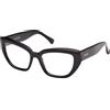 Max Mara Montature occhiali da vista donna montatura neutri neri Max Mara cay eye doppi