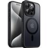 JETech Cover Magnetica per iPhone 15 Pro 6,1 Pollici Compatibile con MagSafe Custodia