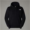 THE NORTH FACE FELPA CON CAPPUCCIO SIMPLE DOME UOMO NERO FULL ZIP DALLA S ALLA L