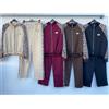 TUTA DONNA sportiva invernale elegante maculata felpata pantaloni felpa