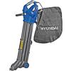 Hyundai Aspiratore soffiatore aria elettrico portatile soffia aspira foglie mulching