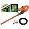 Black & Decker Tagliasiepi Elettrico 450 Watt Lunghezza lama 50 cm Beht 251 C10 Black & Decker