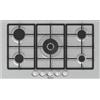 Hisense GM973XF Piano Cottura a Gas 5 Zone di Cottura Larghezza 90 cm Griglie in Ghisa