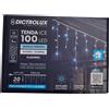 General Trade Tenda Luminosa 100 LED Bianco Freddo con Flash 5 metri Interno Esterno IP44