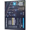 General Trade Tenda Luminosa 100 LED Bianco Caldo con Flash Bianco Freddo 5m Esterno IP44