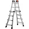 Scala GIERRE Alluminio Multiuso Peppina 5+5 Gradini Portata 150 Kg 482 cm ALL040