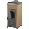 K-Line Stufa a Legna in Acciaio e Ghisa 6,3 kW Volume 185 m3 Beige K-Line K2 K-Line