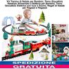 Kit Trenino di Natale per Bambini, Treno Giocattolo Natalizio A Batteria