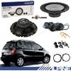 Alpine Evotuning - no hertz Kit 4 Casse Altoparlanti Alpine Sxe-1750S Anteriori o Posteriori per Fiat Idea