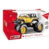 Mondo Motors - Pull Back Stunt Truck - Monster Truck con retrocarica Frizione Pull Back per Bambini - Dimensione 15 Cm - Colori Rosso, Giallo, Verde, Blu - 53215