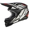 O'NEAL | Casco Motocross | Enduro | Calotta ABS, Standard di sicurezza ECE 22.06, Prese d'aria per un raffreddamento ottimale | Casco 3SRS verticale V.23 | Adulto | Nero Bianco | Taglia M (57/58 cm)