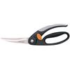 Fiskars Trinciapollo Inox (25cm) FUNCTIONAL FORM Nero 1003033