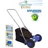 grecoshop Rasaerba/Tagliaerba manuale a spinta in acciaio Hyundai - 65480