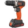 GrecoShop Trapano avvitatore a batteria 18V Litio Black&Decker - BCD001C1