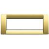 Vimar 16736.32 Idea placca Classica 6 moduli, 19.5x8.2x0.93cm, oro lucido