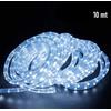 TUBO LED 10/20 METRI ESTERNO INTERNO LUMINOSO BIANCO LUCE BIANCA IMPERMEABILE