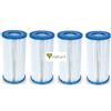 Bestway58012 Pz 4 Filtro Ricambio III per Pompa Motore 5678 LT/Ora Piscina 1500g