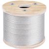 VEVOR Bobina di fune in acciaio inox 304 diametro 4,8 mm 7x19 76 m