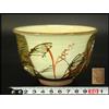 Ciotola da tè giapponese Matcha con decorazione dorata Susuki Grass Design St...