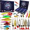 Does not apply Calendario Avvento 2025 Uomo Ragazzo Pesca Accessori Countdown Natale Calendari