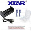 XTAR 2 batterie ricaricabili litio AAA 1,5v pile ministilo 1200mWh caricabatterieXTAR