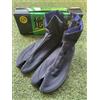 Marugo Woring Tabi Comodo Tabi [Kohaze: 5 pezzi] Nero Taglie 22,5-28 cm