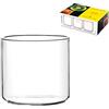 H&H Chio Fusion Set Bicchieri Vino, Borosilicato, Trasparente, 6 Pezzi