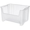 Akro-mils 13017SCLAR - 13014 stak-n-negozio di fronte stoccaggio pila tramoggia, chiaro custodia in plastica 4