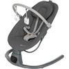 Bebeconfort Jolana - Altalena elettrica per bambini, 0-6 mesi (9 kg), rilevamento automatico del movimento, 12 canzoni fuligginose, 5 suoni della natura, schienale regolabile, 2 posizioni reclinabili