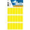 HERMA 3651 - Etichette Multiuso Piccole (12 x 34 mm, 5 Fogli, Opaco), autoadesive per Uso Domestico, 90 Etichette adesive, Gialle