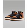 Jordan HV4091-002 Nike Air Jordan 1 Mid SE Black Varsity Red Sail Flax (uomo)