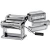 Küchenprofi Vital 150 - Set per macchina per pasta manuale, include 6 rulli/accessori, tagliapasta per 7 livelli di impasto, piatti per lasagne in acciaio inox, spaghetti e altro ancora motore venduto
