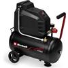 Einhell Compressore Einhell TC-AC 190/24/8 I OF (1500 W, max. 8 bar, serbatoio da 24 l, potenza di aspirazione 190 l/min, compressore silenziato da 70 dB, manometro, riduttore di pressione)