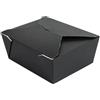 Garcia de Pou 50 pezzi - Scatole americane Microondabili 'Thepack' 1350 ml 230 + 12Pp G/M2 15,2X12,1X6,5 cm Nero Cartone Ondulato Nano-Micro
