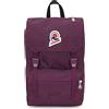 Invicta Zaino Ufficio Jolly Solid Small, Bordeaux Viola, Icon, con Tasca Porta PC Portatile, Zaino Donna, Ufficio e Tempo Libero, 100% Tessuto Riciclato