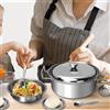 Set di giocattoli da cucina per bambini, regalo di pentole finte, coordinazione